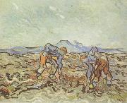 Vincent Van Gogh Peasants Lifting Potatoes (nn04) china oil painting artist